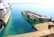 Boot im glasklaren roten meer Orange-Bay-Hurghada-Ägypten